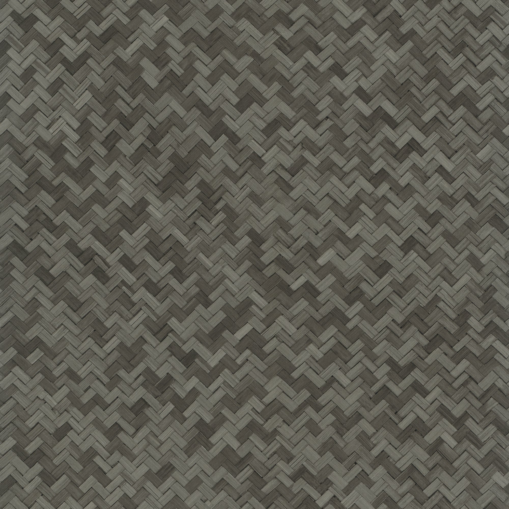 33310 Rattan Eden Anthracite Wallpaper By Galerie