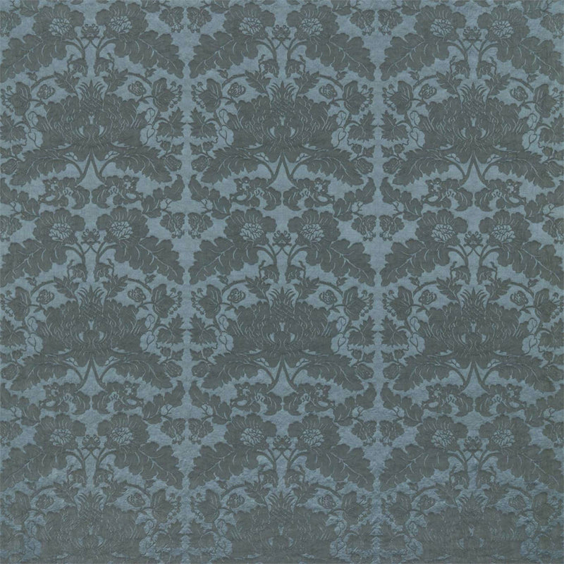 333111 Villandry Weave Damask Mercury Fabric by Zoffany
