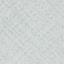 33312 Rattan Eden Blue Wallpaper By Galerie