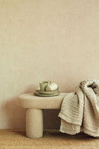333216 Plain Texture Cream Wallpaper by Eijffinger