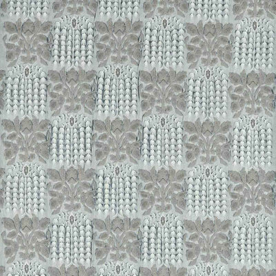 Nirvani Embroidery Kensington Walk Faded Amethyst Fabric by Zoffany