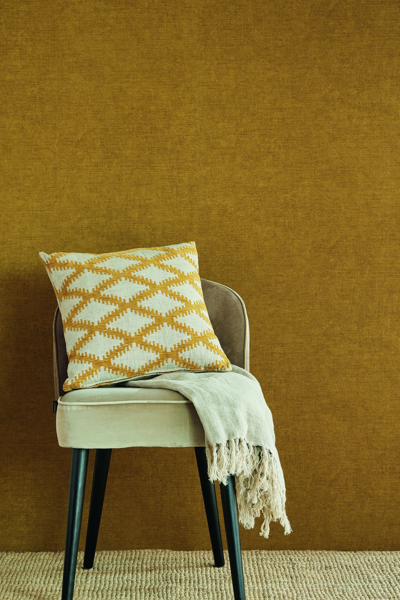333243 Plain Texture Sand Wallpaper by Eijffinger