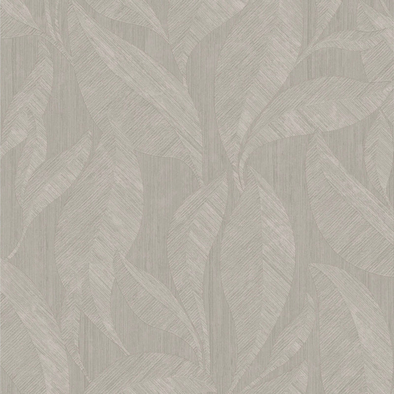 Langdale Allover Leaf Light Beige Wallpaper by Belgravia | 33326