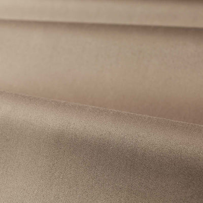 Performance Wool Satin Luxury Plains Taupe Fabric by Zoffany