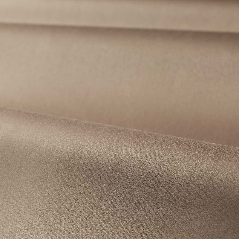 333264 Performance Wool Satin Luxury Plains Taupe Fabric by Zoffany