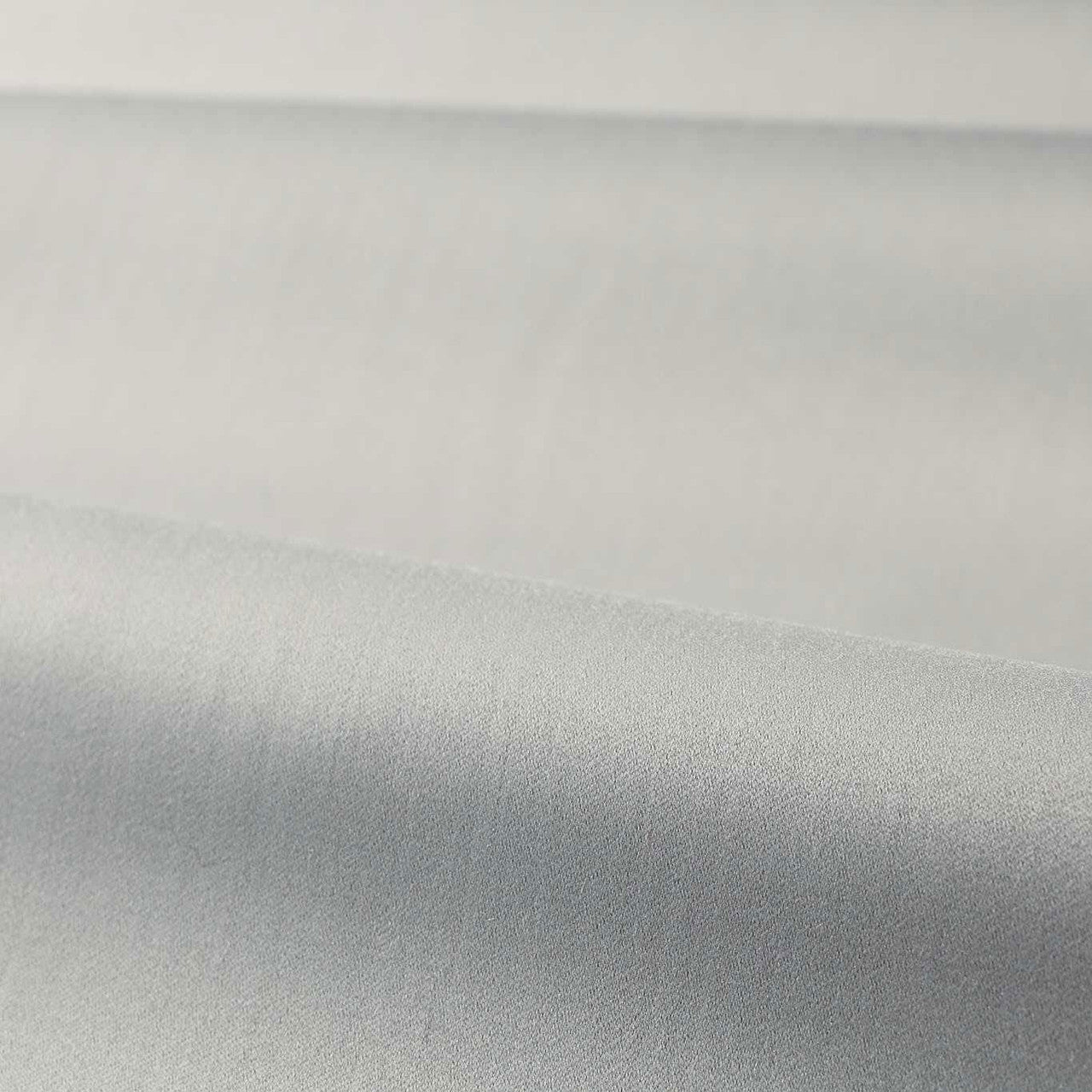 333266 Performance Wool Satin Luxury Plains Platinum Grey Fabric by Zoffany