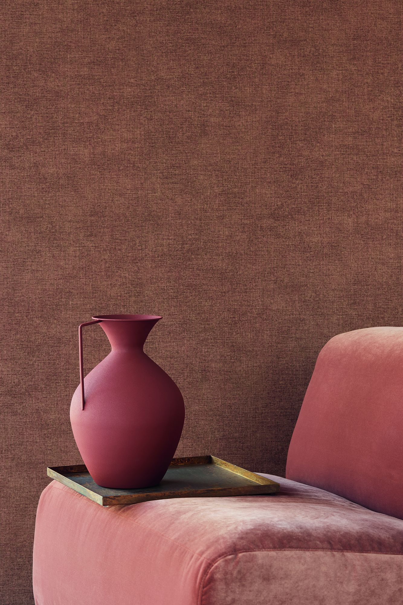 333272 Plain Texture Taupe Wallpaper by Eijffinger
