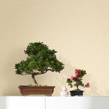 33327 Eden Linen Beige Wallpaper By Galerie