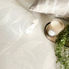 Langdale Allover Leaf Ivory Wallpaper by Belgravia | 33328
