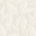 Langdale Allover Leaf Ivory Wallpaper by Belgravia