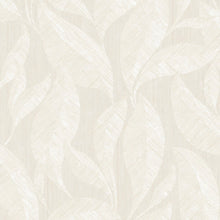 Langdale Allover Leaf Ivory Wallpaper by Belgravia | 33328
