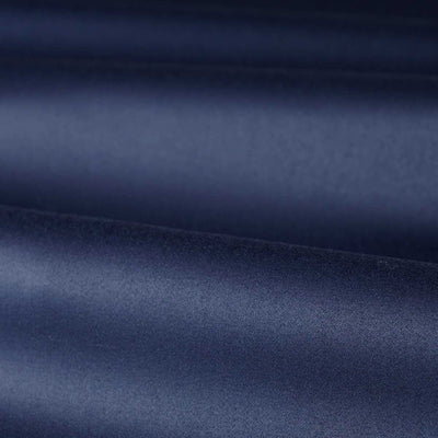 Performance Wool Satin Luxury Plains Indigo Fabric by Zoffany