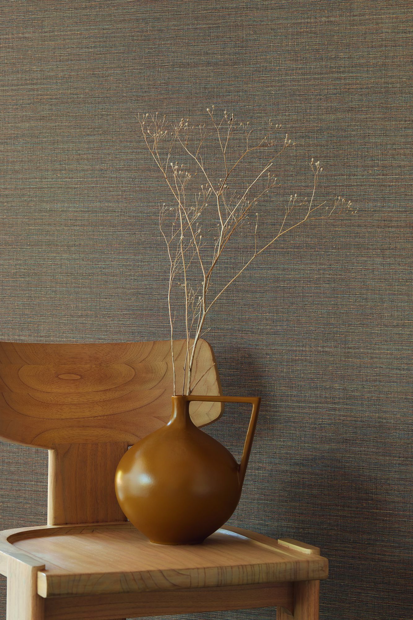 333282 Plain Texture Brown Wallpaper by Eijffinger