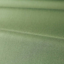333283 Performance Wool Satin Luxury Plains Green Stone Fabric by Zoffany