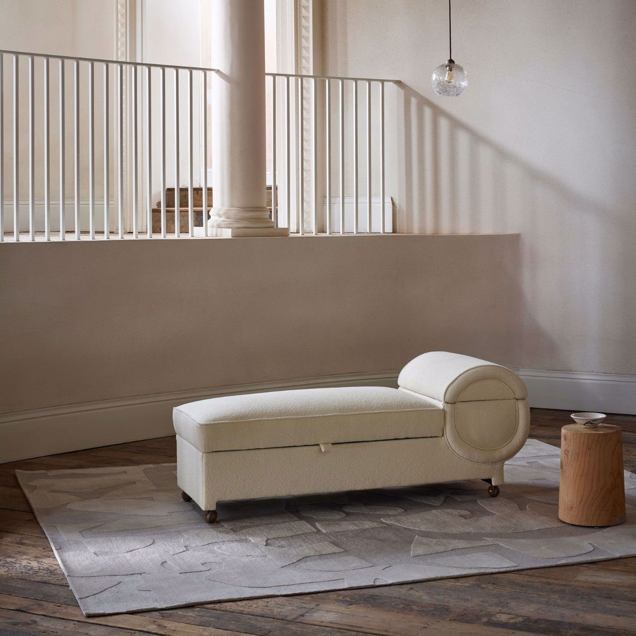 333284 Bouclé Luxury Plains Perfect White Fabric by Zoffany