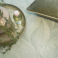 Langdale Allover Leaf Sage Wallpaper by Belgravia | 33329