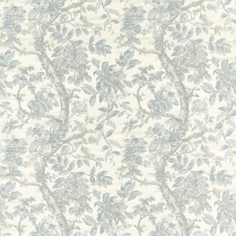 333296 Coromandel Weave Cotswolds Manor Blue Stone Fabric by Zoffany