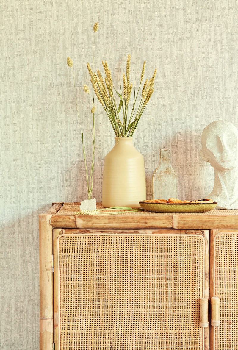 333298 Plain Texture Cream Wallpaper by Eijffinger