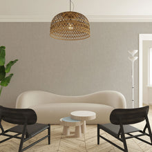 33329 Eden Linen Greige Wallpaper By Galerie