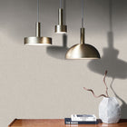 33329 Eden Linen Greige Wallpaper By Galerie