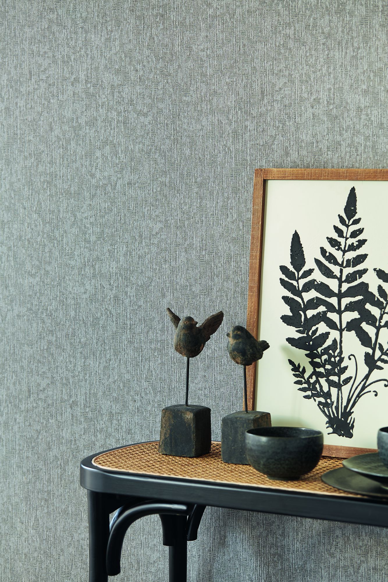 333301 Plain Texture Taupe Wallpaper by Eijffinger