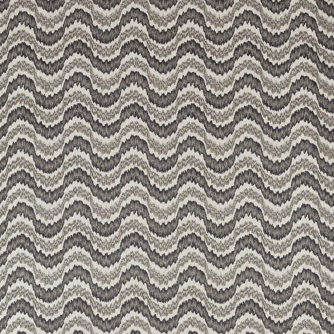 333355 Dragon Flamestitch Arcadian Weaves Charcoal Fabric by Zoffany