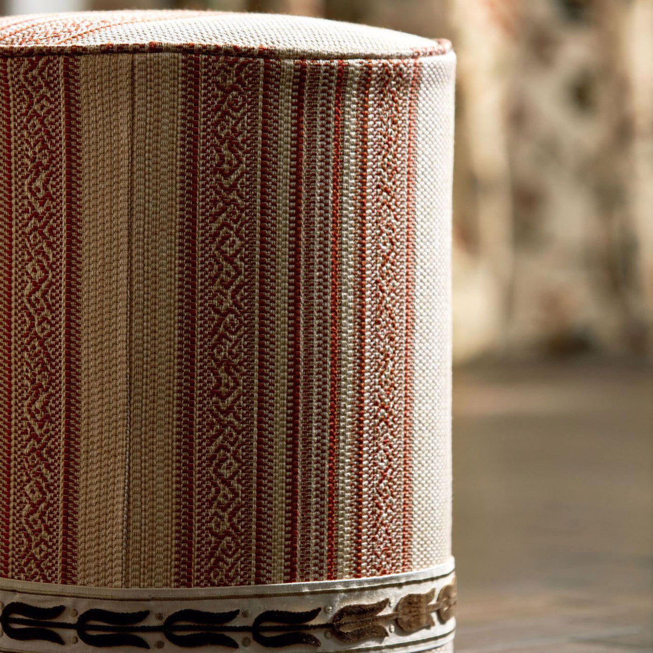 333358 Hanover Stripe Arcadian Weaves Amber Fabric by Zoffany
