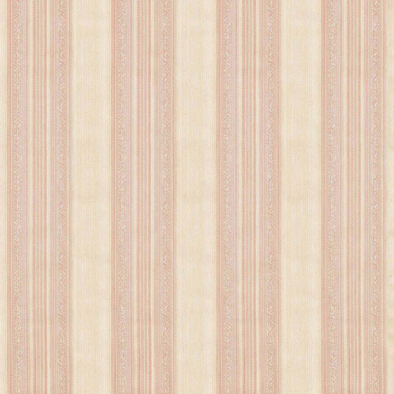 333359 Hanover Stripe Arcadian Weaves Tuscan Pink Fabric by Zoffany