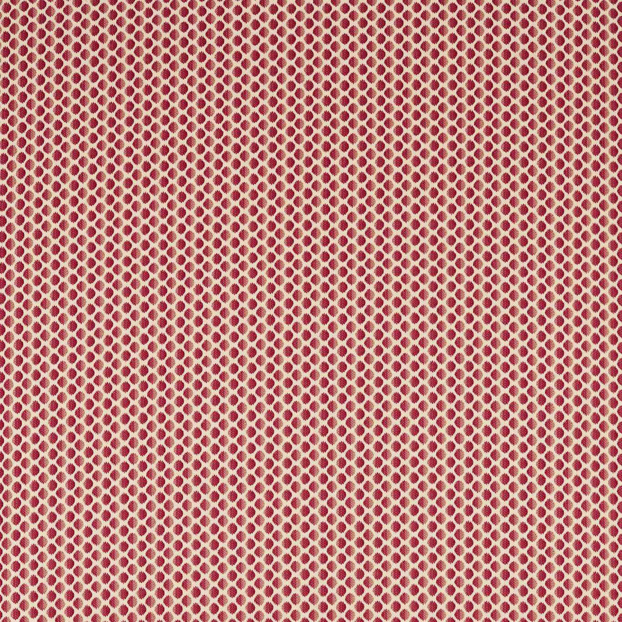 333366 Seymour Spot Arcadian Weaves Crimson Fabric by Zoffany