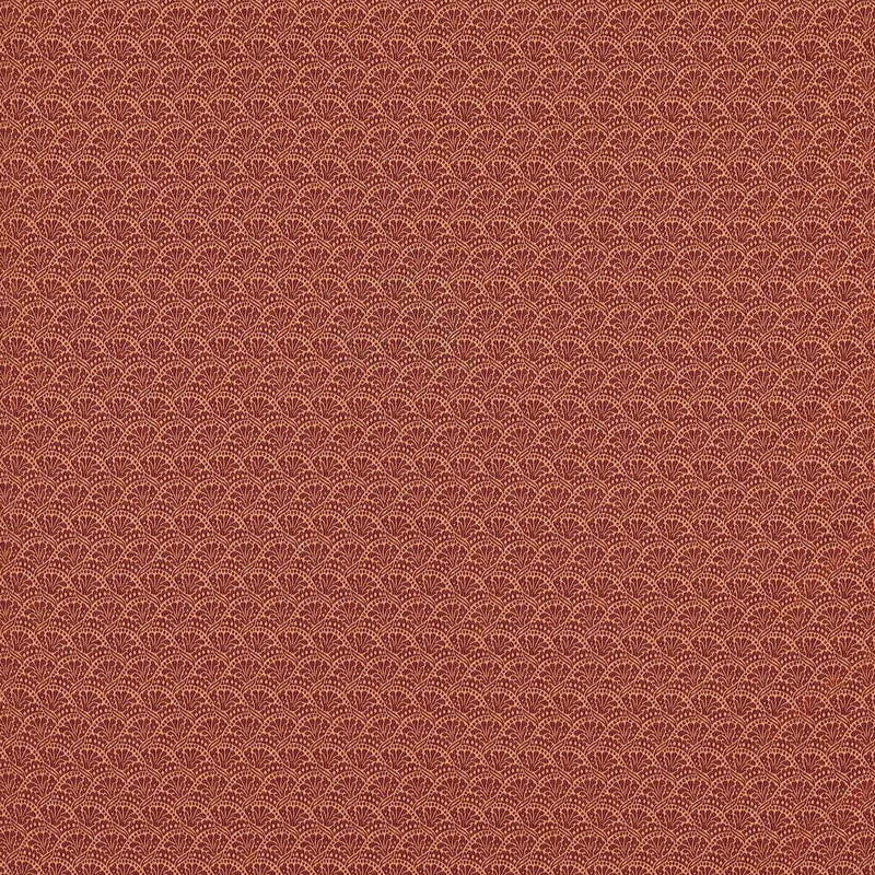 333370 Tudor Damask Arcadian Weaves Cochineal Fabric by Zoffany