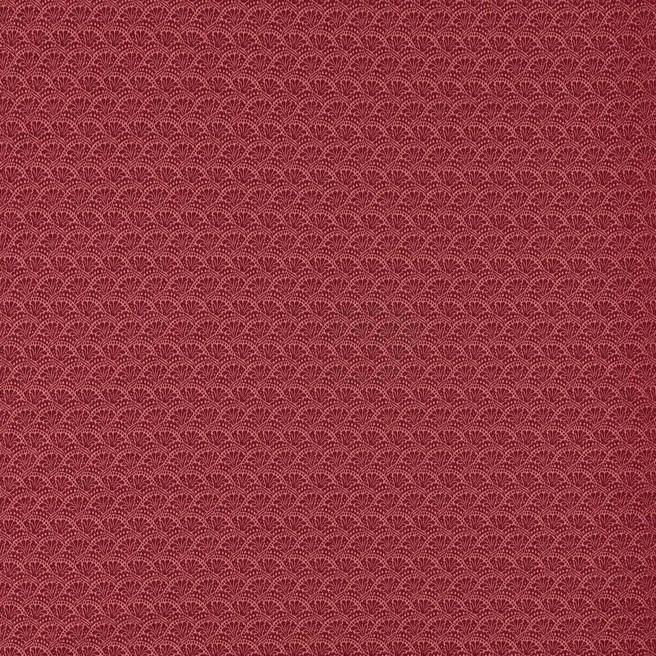 333371 Tudor Damask Arcadian Weaves Crimson Fabric by Zoffany