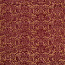 333383 Pomegranate Brocatelle Suffolk Damasks and Stripes Cochineal Fabric by Zoffany