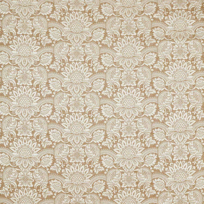 Pomegranate Brocatelle Suffolk Damasks and Stripes Pale Gold Fabric by Zoffany