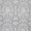 Arabesque Silk Suffolk Damasks and Stripes Quartz Grey Fabric by Zoffany