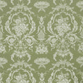 Arabesque Silk Suffolk Damasks and Stripes Pale Olive Fabric by Zoffany