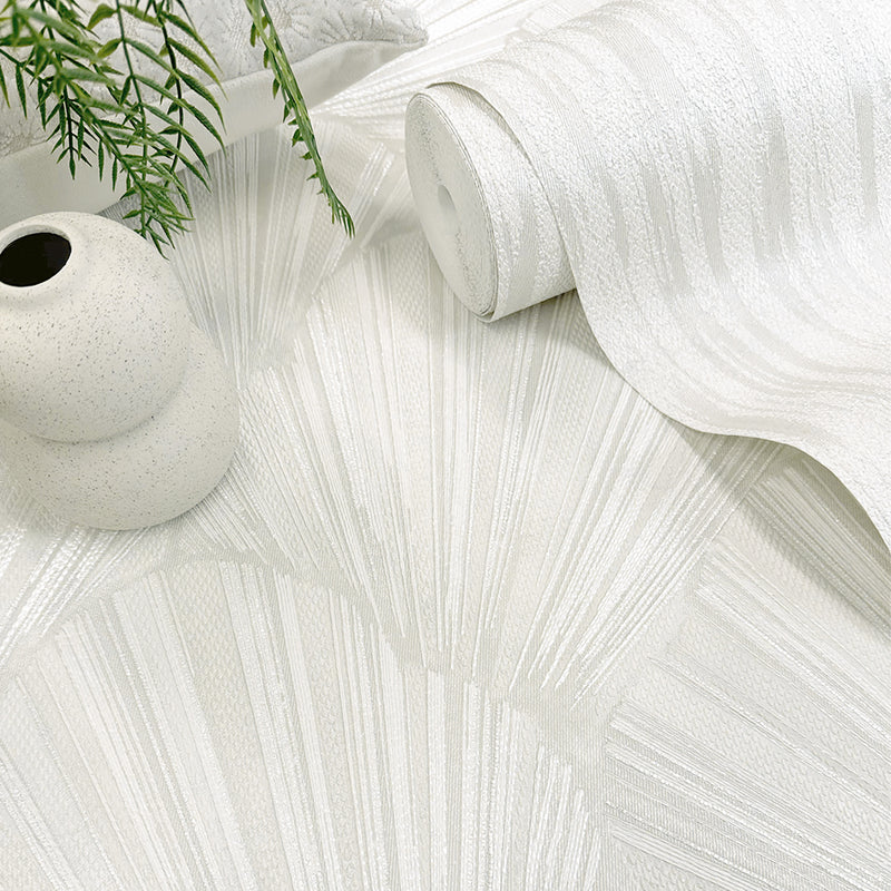 GB 33338 Allegra Geometric White Wallpaper by Belgravia