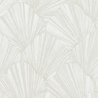 GB 33338 Allegra Geometric White Wallpaper by Belgravia