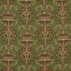 Long Gallery Brocade Suffolk Damasks and Stripes Olivine/Russet Fabric by Zoffany
