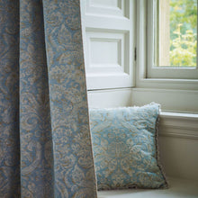 333392 Knole Damask Suffolk Damasks and Stripes Stockholm Blue Fabric by Zoffany