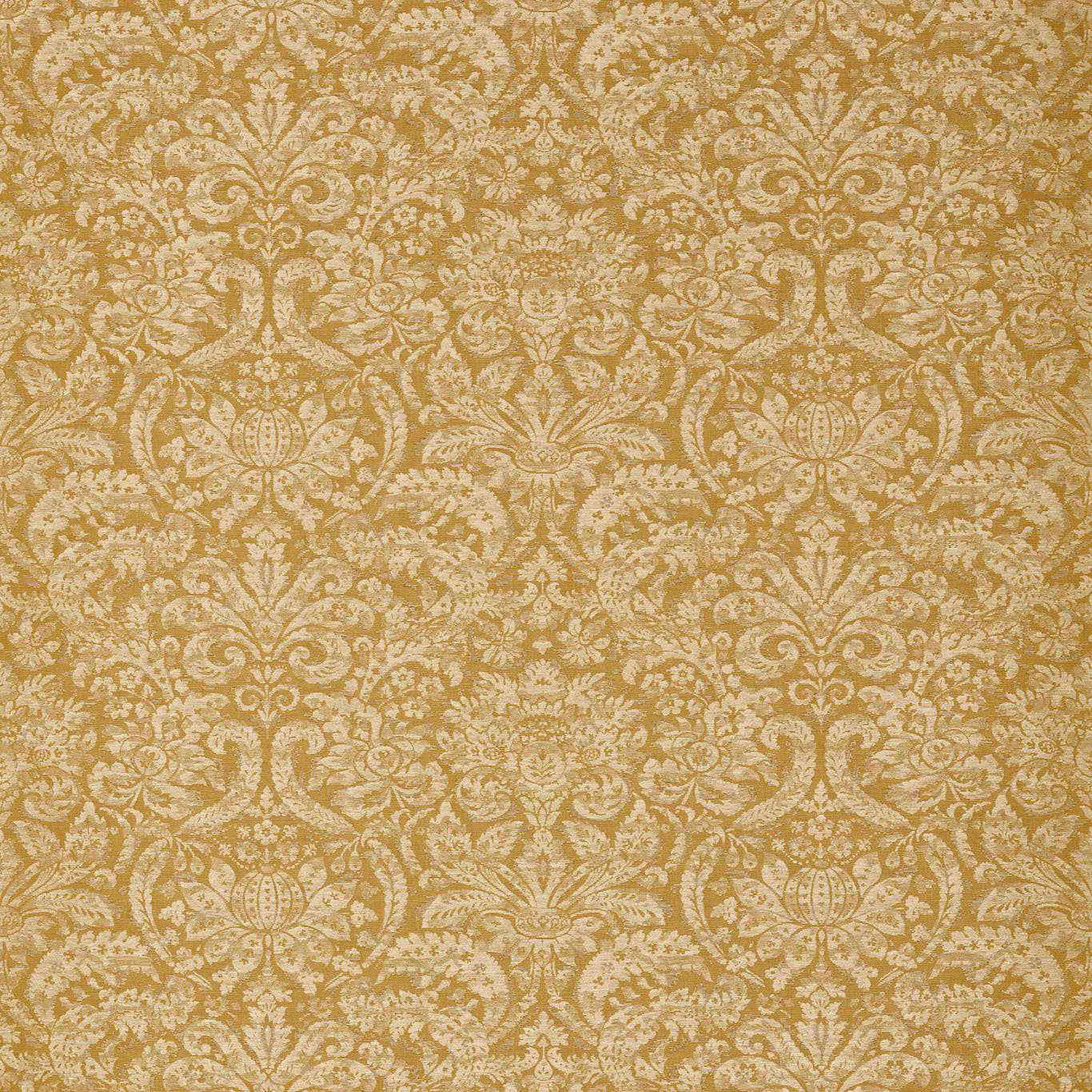 333394 Knole Damask Suffolk Damasks and Stripes Gold Fabric by Zoffany