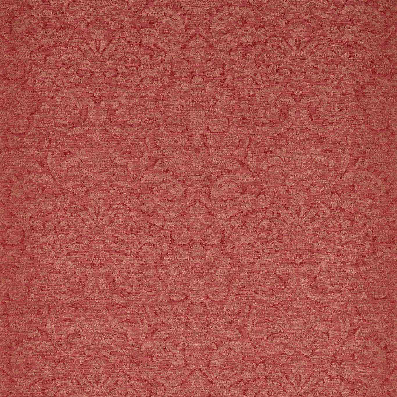 333395 Knole Damask Suffolk Damasks and Stripes Venetian Red Fabric by Zoffany