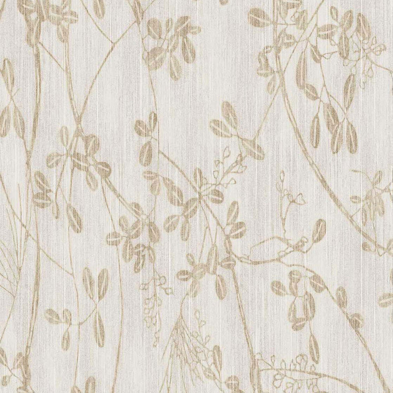 333400 Botanical Trail Emerald Beige and Sand Wallpaper by Eijffinger