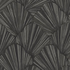 GB 33340 Allegra Geometric Black Wallpaper by Belgravia