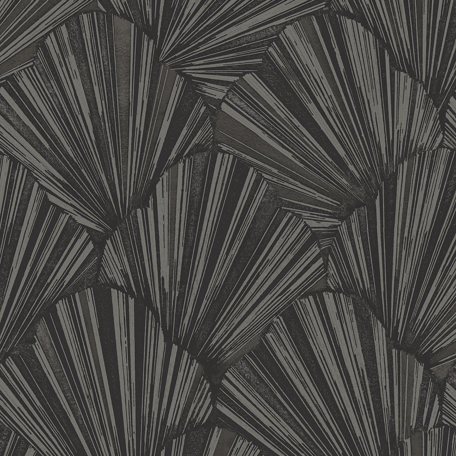 GB 33340 Allegra Geometric Black Wallpaper by Belgravia