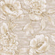 Rustic Floral Emerald Beige and Sand Wallpaper by Eijffinger