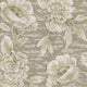 Rustic Floral Emerald Beige, Sand and Green Wallpaper by Eijffinger