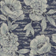 Rustic Floral Emerald Blue Wallpaper by Eijffinger
