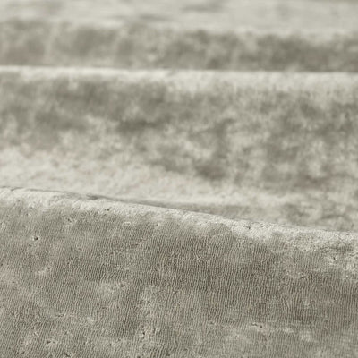 Curzon Luxury Plains Platinum Grey Fabric by Zoffany
