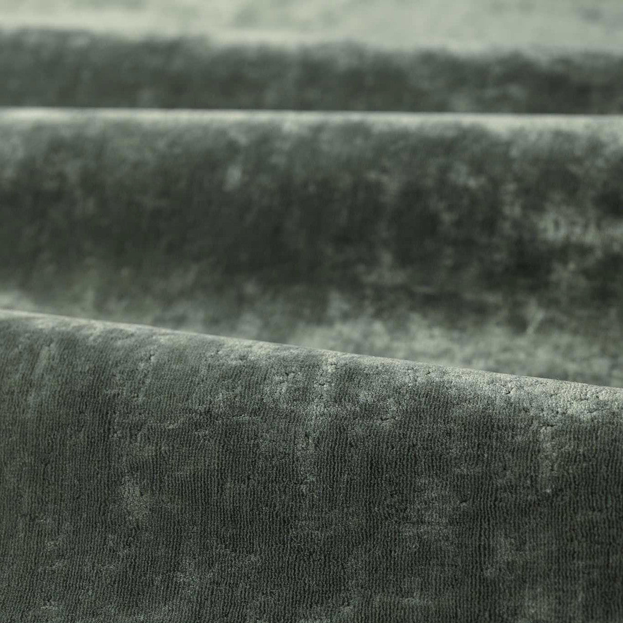 333425 Curzon Luxury Plains Green Slate Fabric by Zoffany