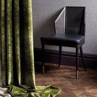 333426 Curzon Luxury Plains Deep Fern Fabric by Zoffany
